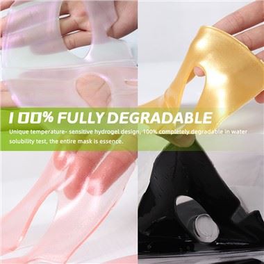 Goldene Bio-Kollagen-Gesichtsmaske